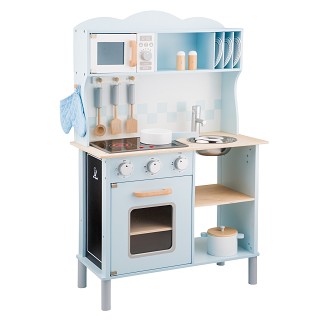 Kitchenette - modern - electric cooking - blue